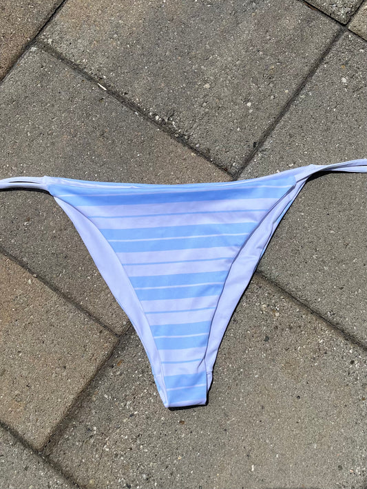 light blue & white Charlie Brown bikini bottom