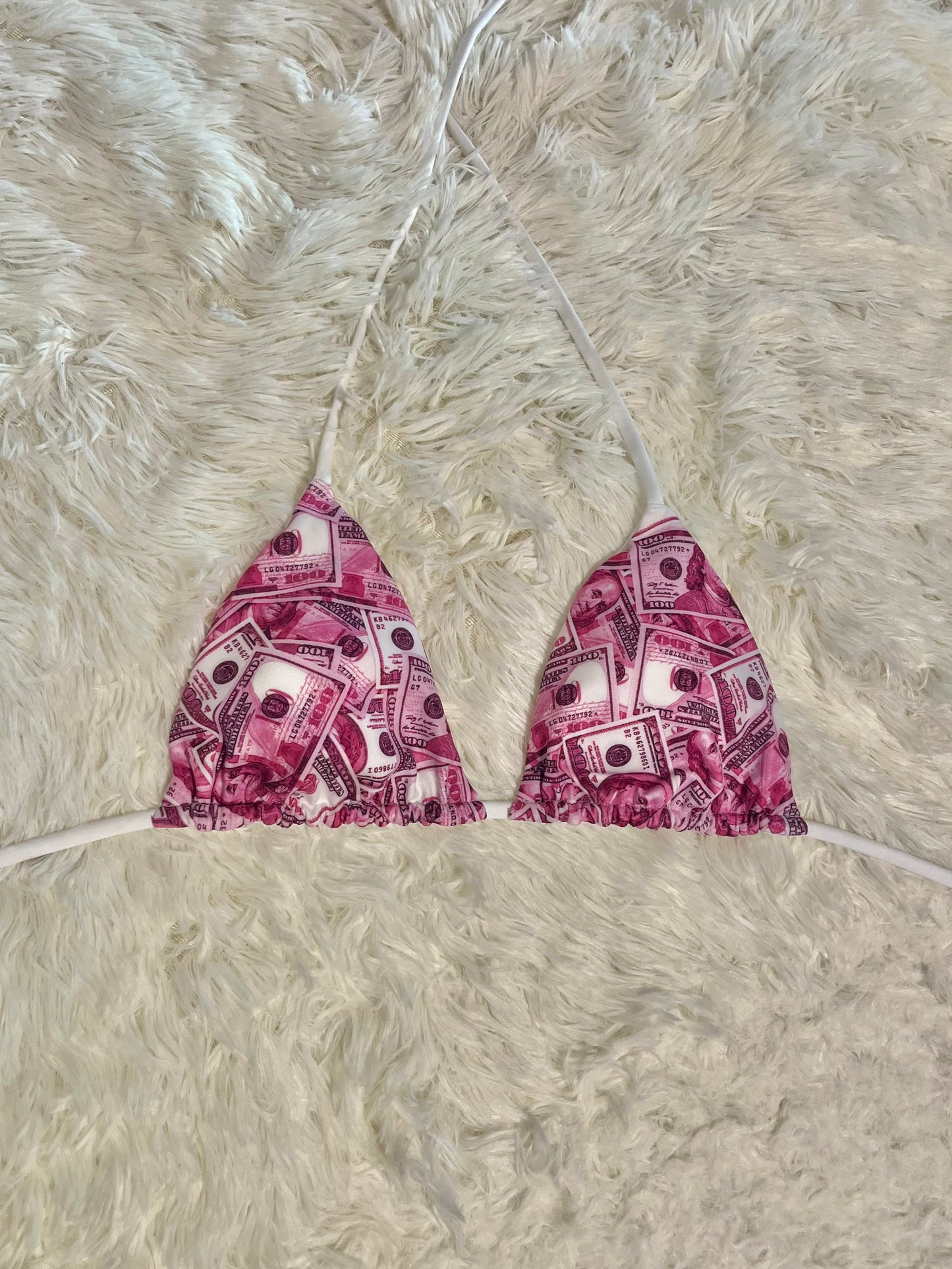 pink bills bikini top