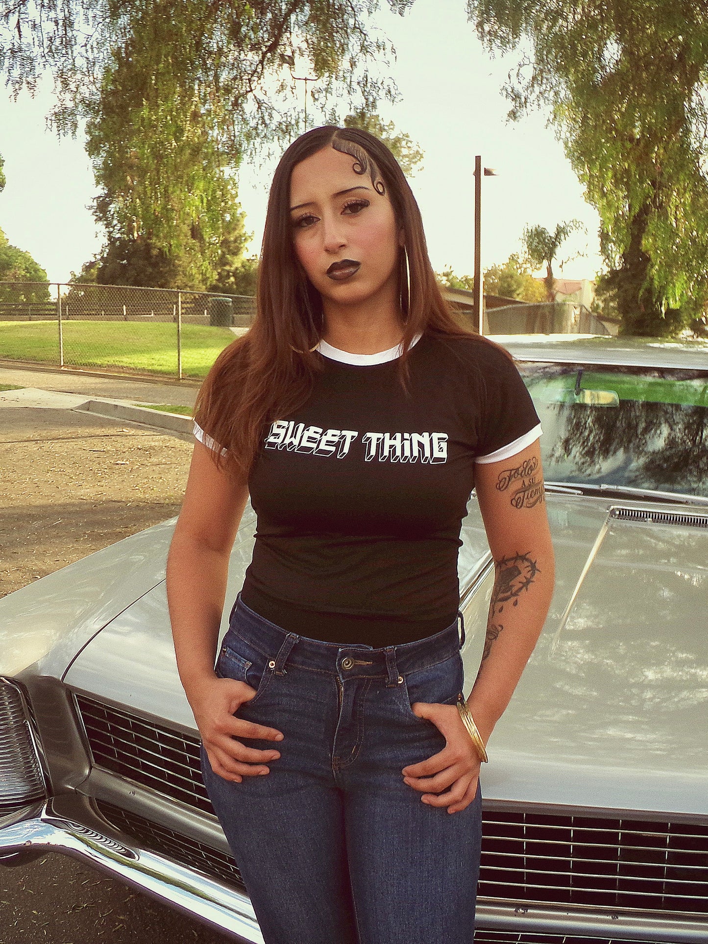 SWEET THiNG black crop top