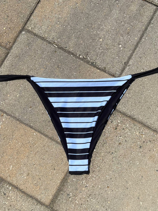 light blue & black Charlie Brown bikini bottom