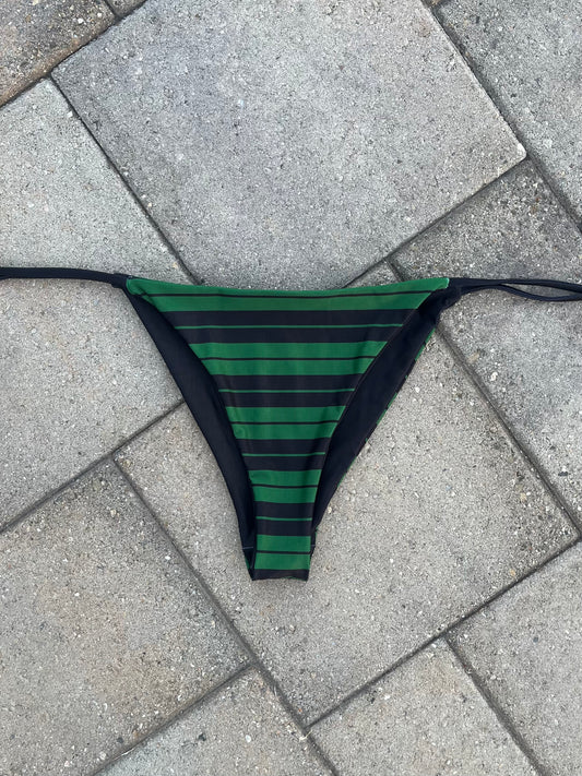 green & black Charlie Brown bikini bottom