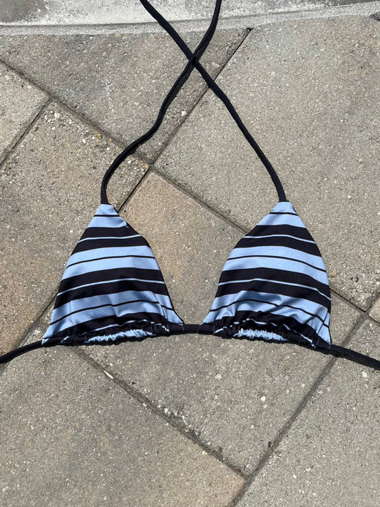 black & grey Charlie Brown bikini top