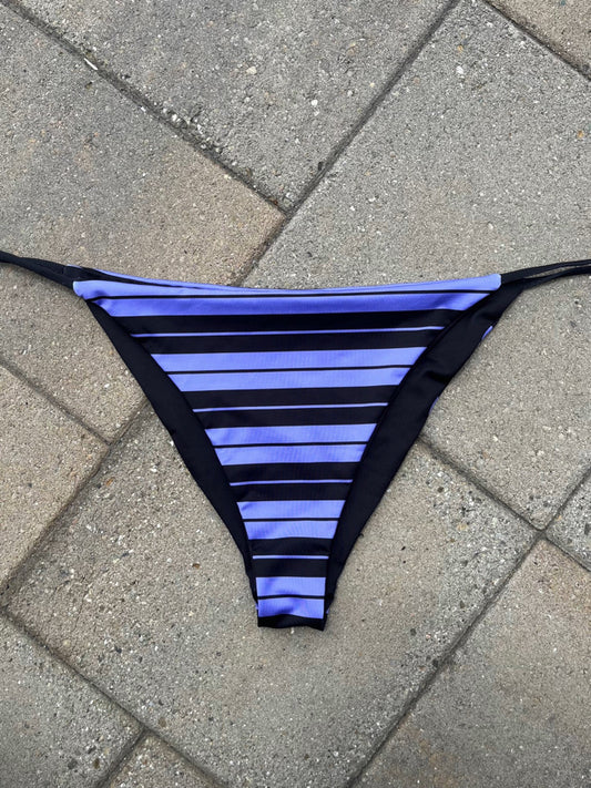 purple & black Charlie Brown bikini bottom