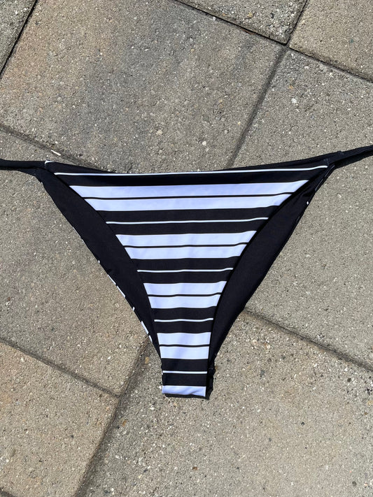 black & white Charlie Brown bikini bottom