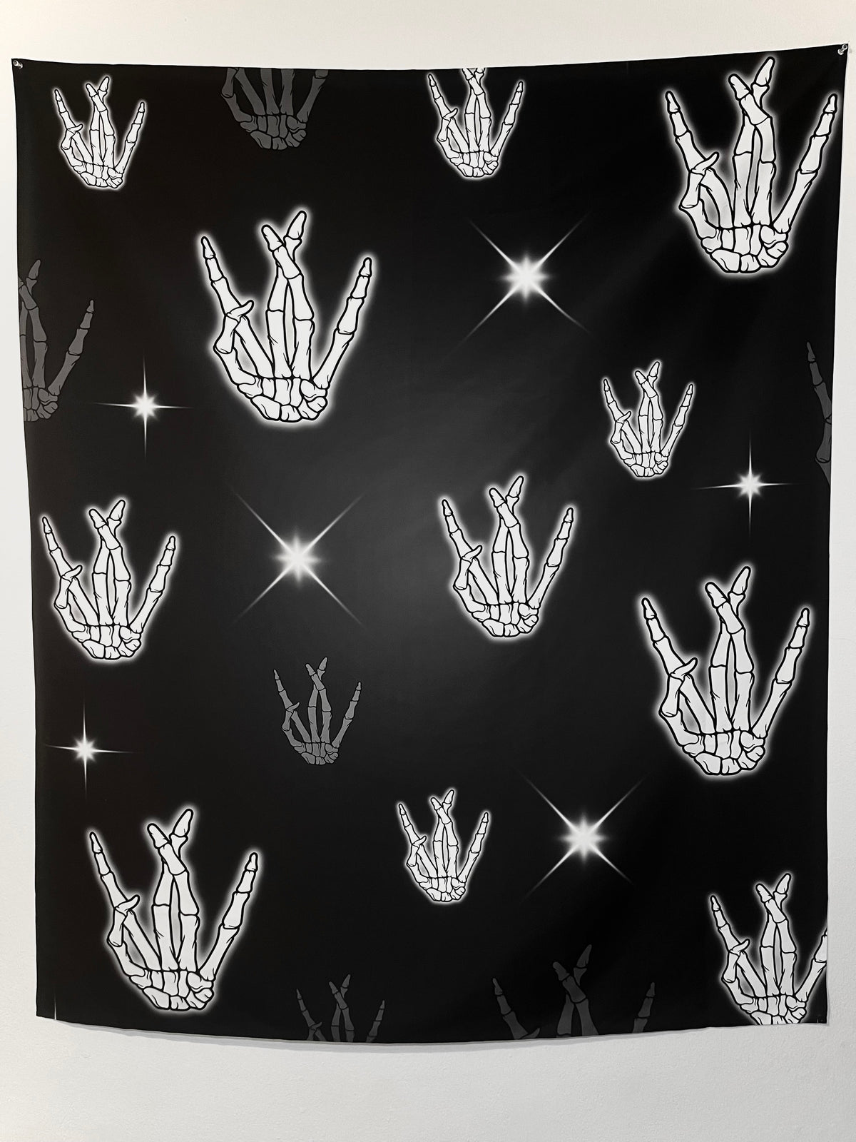 Westside skeleton hands backdrop