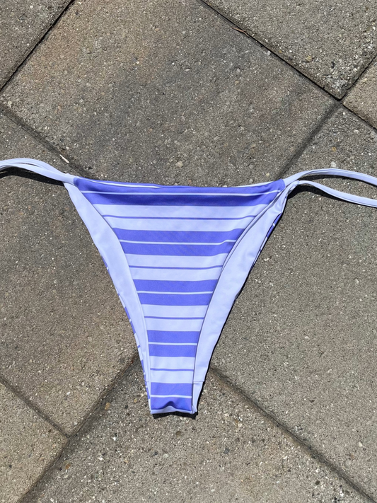 purple & white Charlie Brown bikini bottom