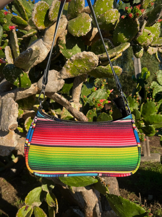 multicolor serape bag