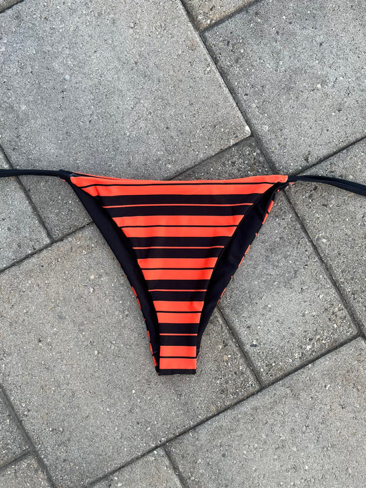 orange & black Charlie Brown bikini bottom
