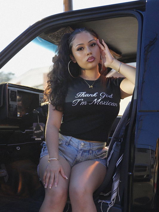 Thank God I'm Mexican baby tee