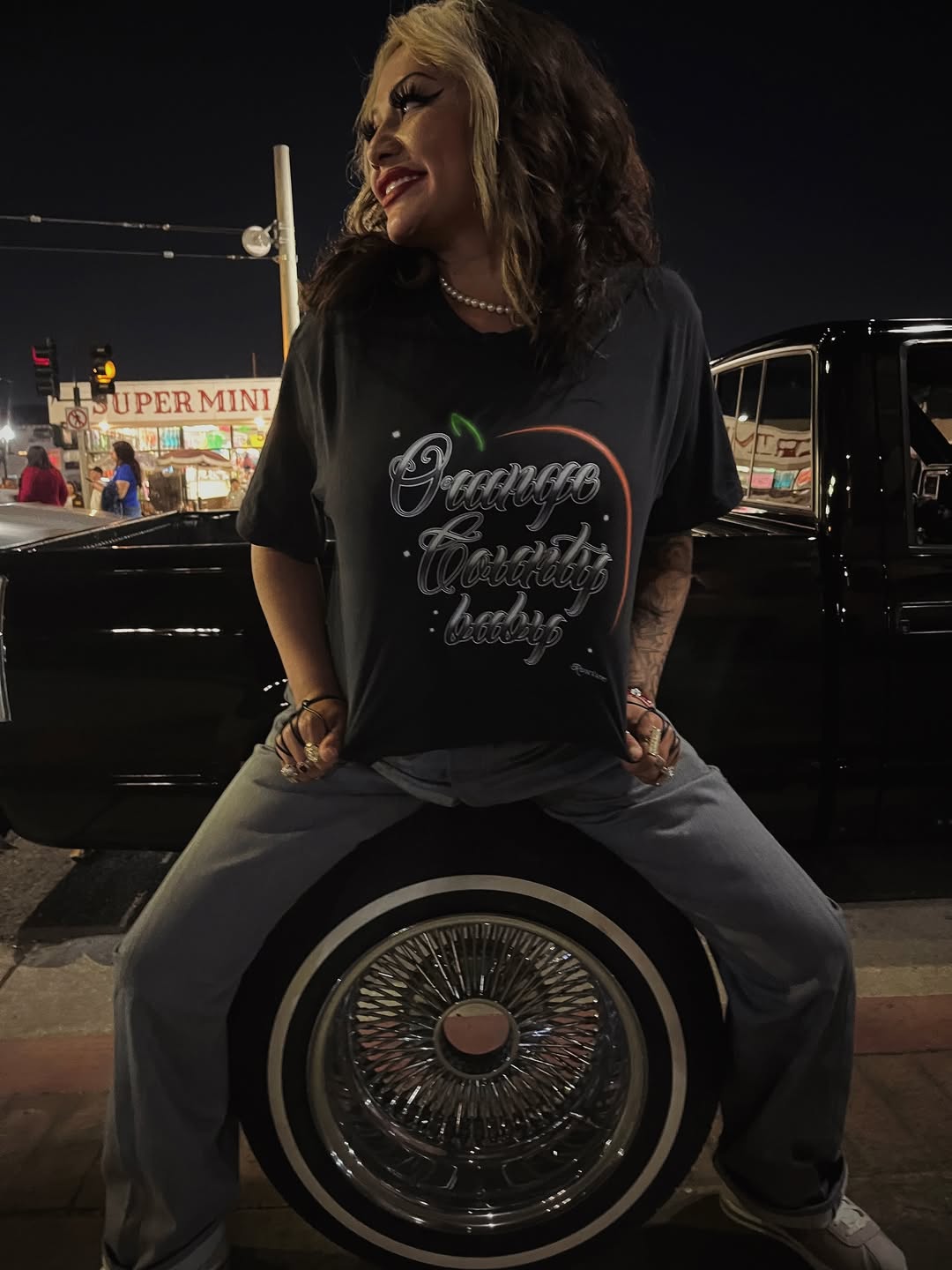 Orange County baby tee